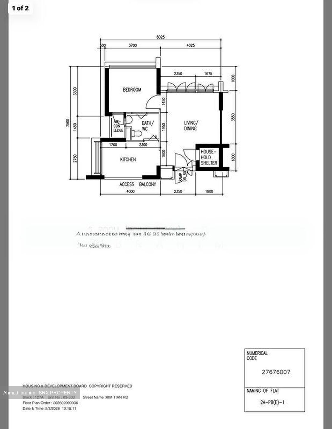 Blk 127A Kim Tian Green (Bukit Merah), HDB 2 Rooms #525582601